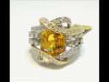Natural Yellow Sapphire Gemstone Rings Collection