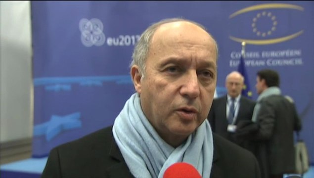 Syrie - Interview de Laurent Fabius (Conseil Affaires étrangères, Bruxelles - 11.03.2013)