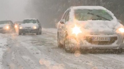 Neige : une journée de galère en moins de 3 minutes