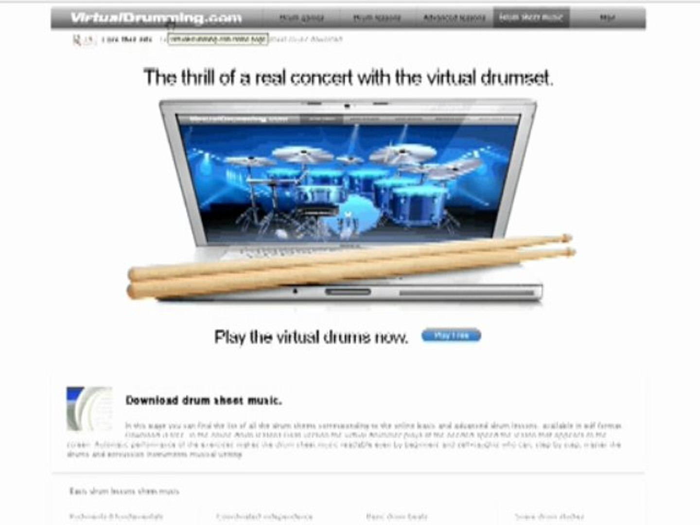 Virtual drums