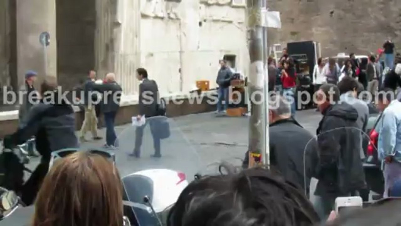 Backstage The Third Person, Adrien Brody, Moran Atias, Paul Haggis - Rome