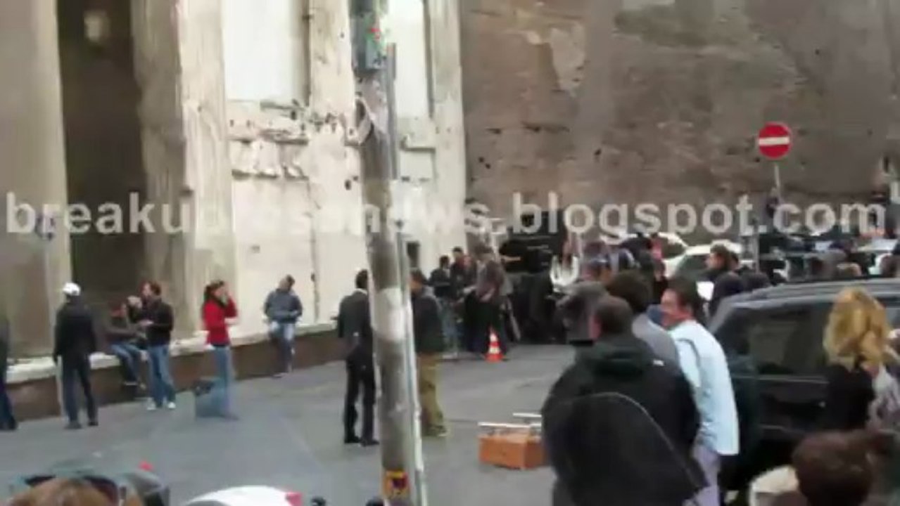 Backstage The Third Person, Adrien Brody, Moran Atias, Paul Haggis - Rome