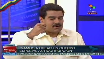 Maduro anuncia creación de cuerpo especial anticorrupción