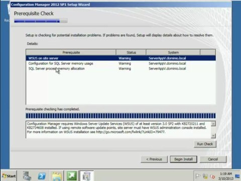 Actualizar System Center Configuration Manager 2012 a Services Pack 1 (SP1)