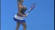 Caroline Wozniacki Tennis Player Imitates Serena Williams During Match By Stuffing Bra Ass