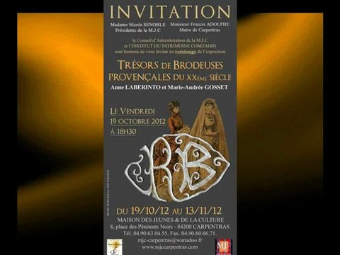 Trésors de brodeuses Provençales du XXème siècle par Leïla Estellon