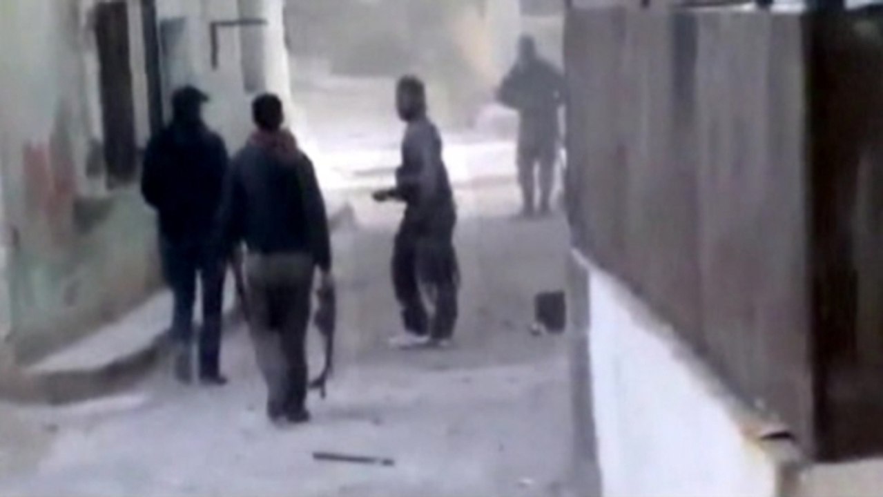 The front-line at the front door in Syria