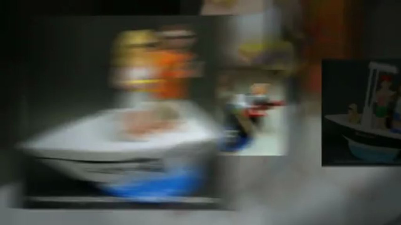 Boater's Wedding Cake Toppers