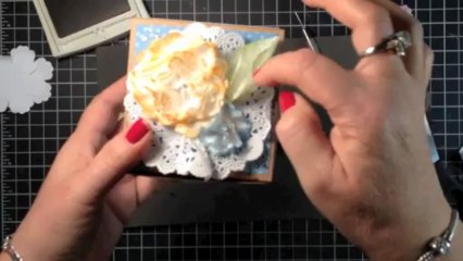 Stampin' Up! Video Tutorial Creped Filter Paper Flowers