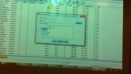 SPSS VERİ TANIMLAMA 1.bölüm