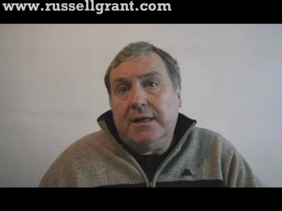 Russell Grant Video Horoscope Capricorn March Wednesday 13th 2013 www.russellgrant.com