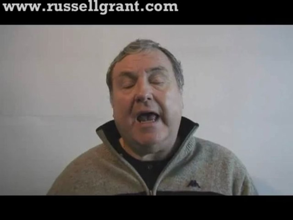 Russell Grant Video Horoscope Pisces March Wednesday 13th 2013 www.russellgrant.com