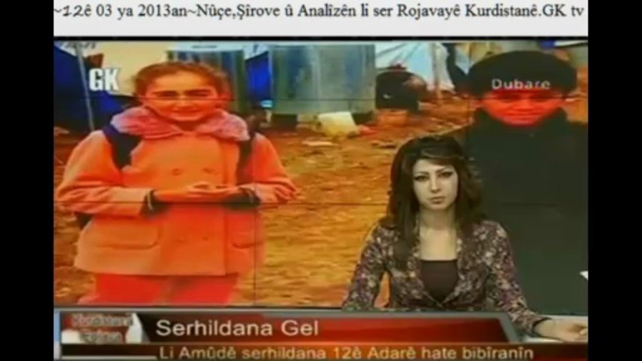 Serhildana Qamişlo. Hemû Nûçe, şirove û agahiyên rojê. 12ê 03 ya 2013an Ji GK tv.
