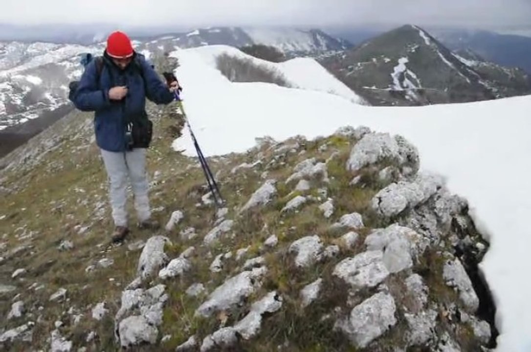 DOM.10-3-13 ABRUZZO VICINO TORNINPARTE: MONTE LA PIAGGIA E COLLE ACETONI DA CASTIGLIONE.