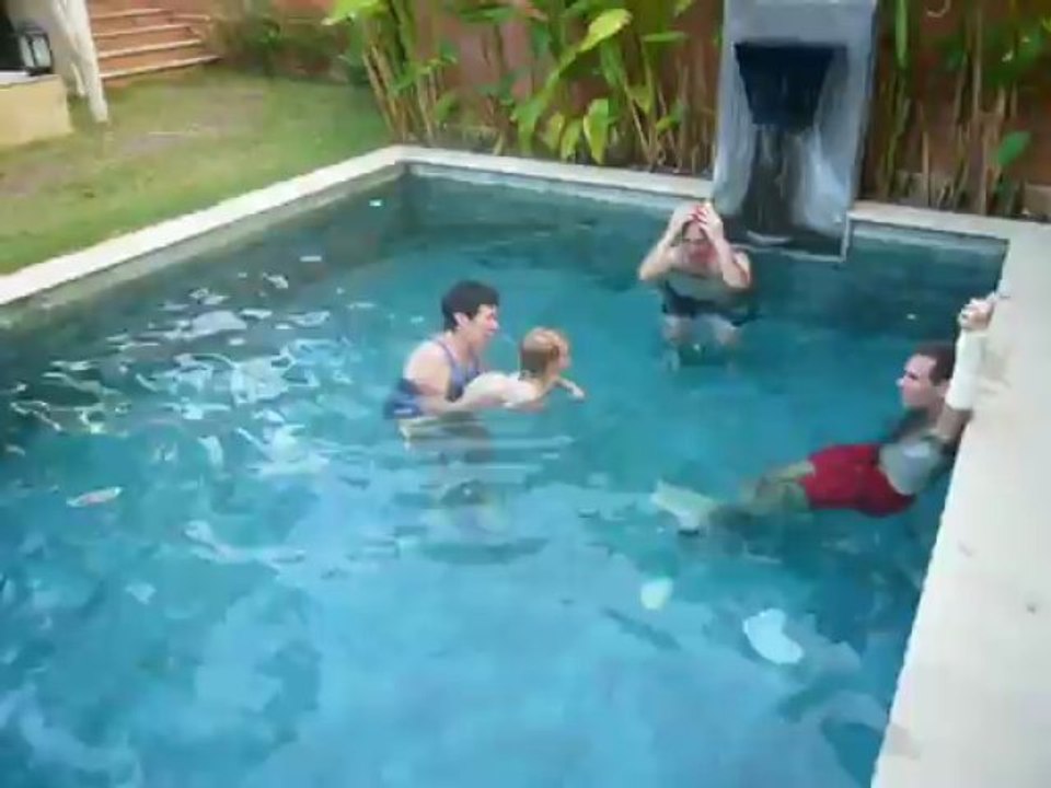 Séance piscine