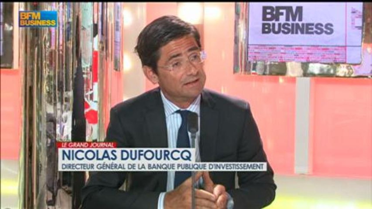 Nicolas Dufourcq, DG de la Banque Publique d'Investissement - 12 mars - BFM : Le Grand Journal 1/4