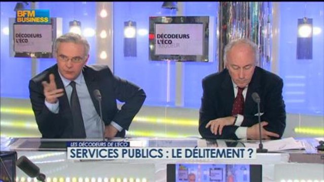 Services publics : le délitement ? - 12 mars - BFM : Les décodeurs de l'éco 5/5