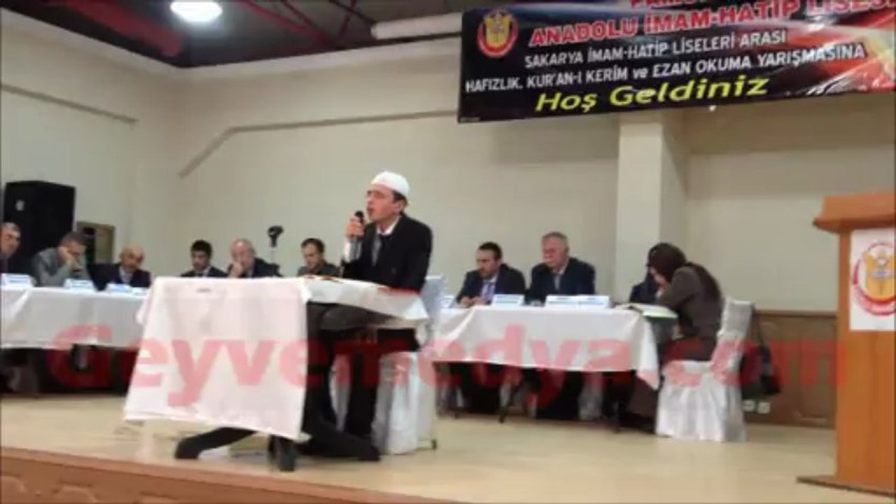 Sakarya İmam hatip Liseleri arasında kuranı kerim okuma Yarışması-Pamukova