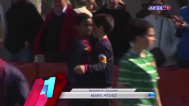 Un jeune joueur du Barça humilie 5 défenseurs !