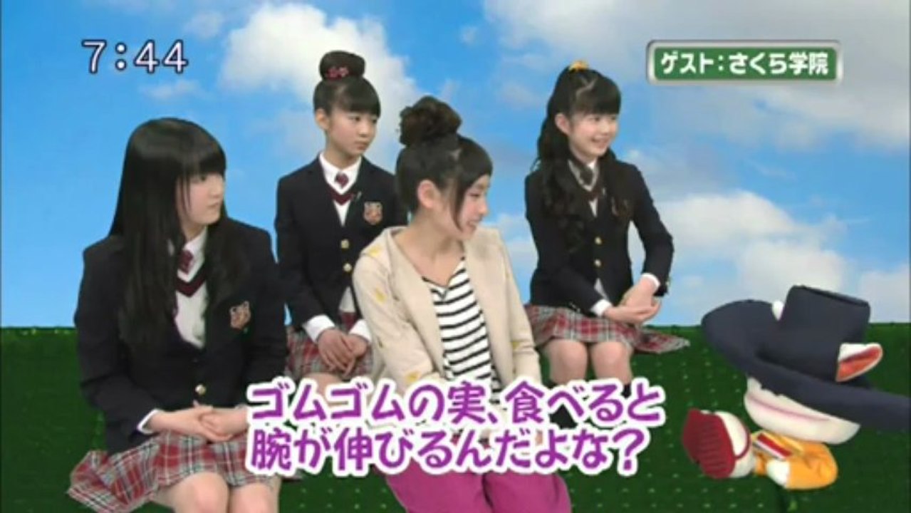 sakusaku 2013.03.13.2　ぱりんぱりんチョリン　さくら学院　BABY METAL登場