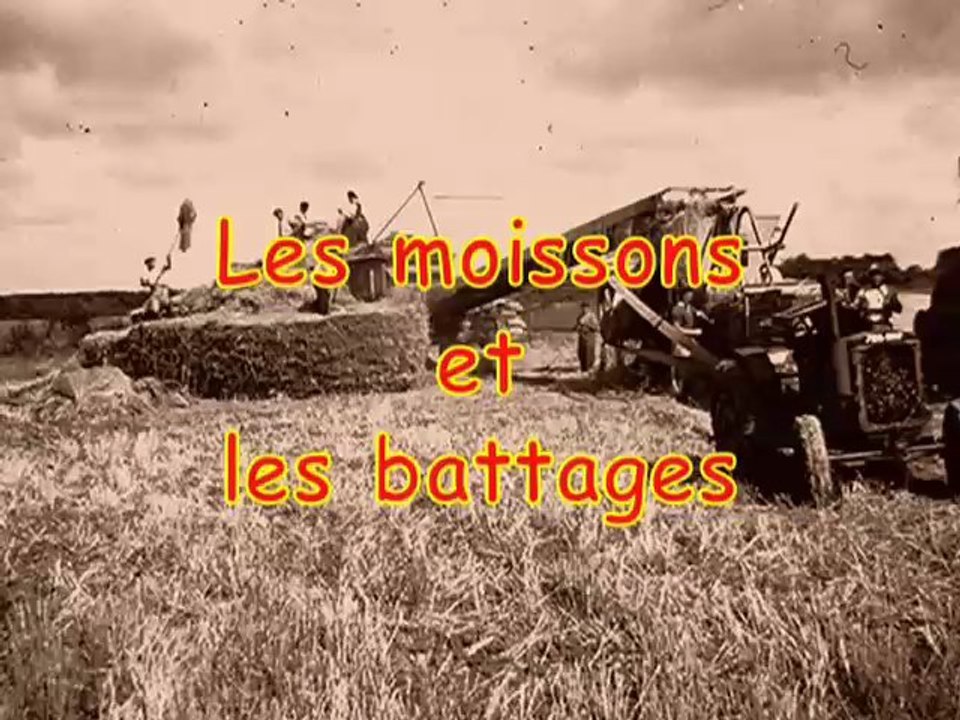 Autrefois Breuillet : Les moissons et les battages