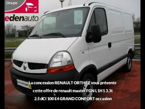 Annonce renault master FGN L1H1 3.3t 2.5 dCi 100 E4 GRAND CONFORT