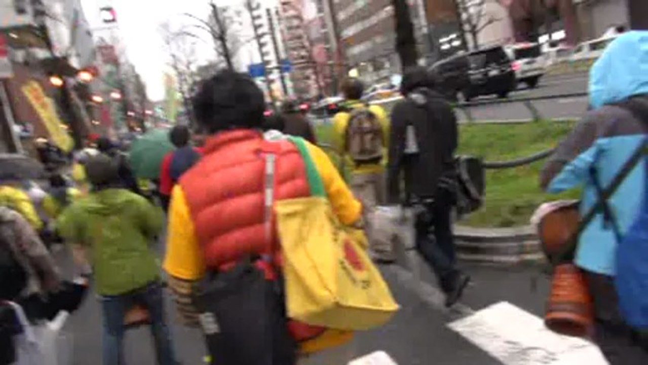 20130310 《索引付》2/2 さよなら原発 3.10 関西2万人行動 御堂筋デモ