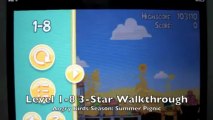 Angry Birds Seasons Summer Pignic Level 1-8 3-Star Walkthrough iPhone/iPod/iPad