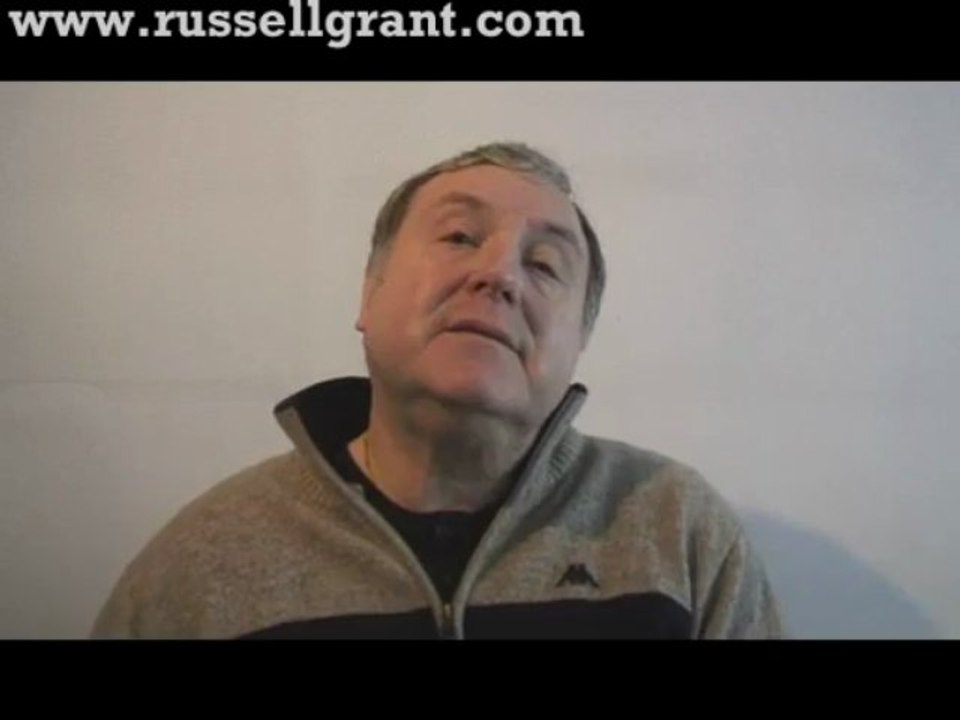 Russell Grant Video Horoscope Virgo March Thursday 14th 2013 www.russellgrant.com