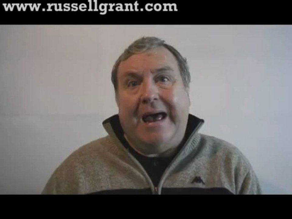 Russell Grant Video Horoscope Aquarius March Thursday 14th 2013 www.russellgrant.com
