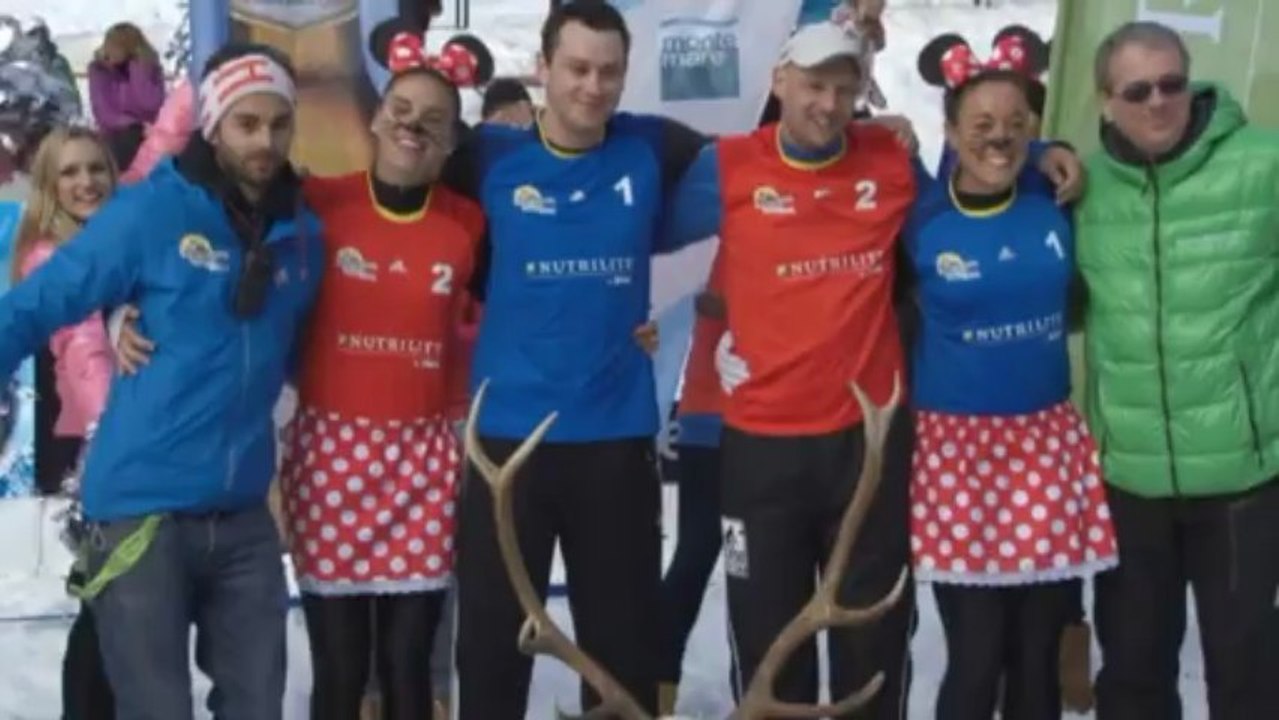 Nichts für  Frostbeulen! Die Snow-Volleyball-Tour zu Gast in Bayern