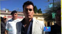 David Zepeda @davidzepeda1 visitó su antigua universidad en Sonora para grabar @MentirParaVivir || DA