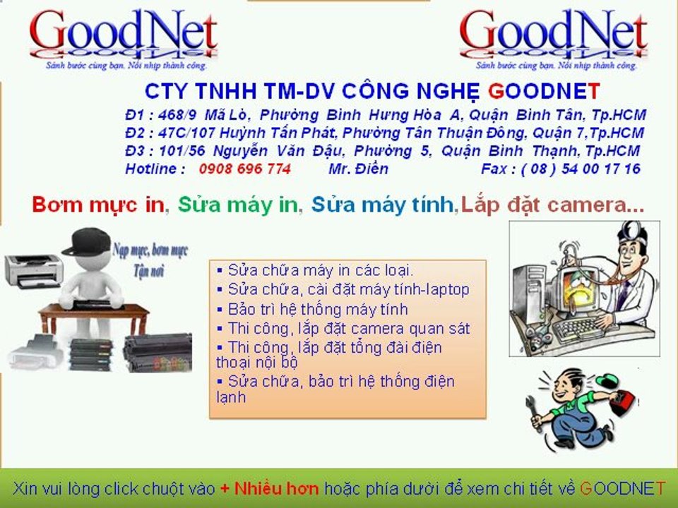 bom muc in quan 8, bơm mực in quận 8, sua may tinh quan 8, sửa máy tính quận 8
