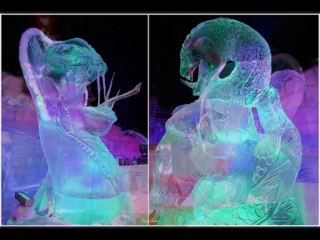 Sculptures de glace BRUGES 2012