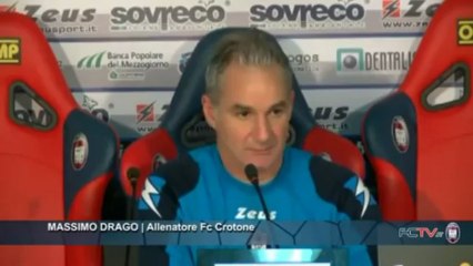 Fc Crotone | Massimo Drago in conferenza