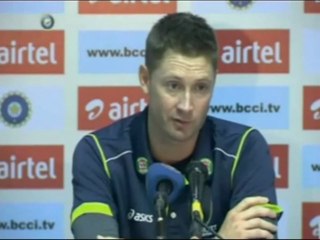 Australian skipper Michael Clarke upset with his teams batting