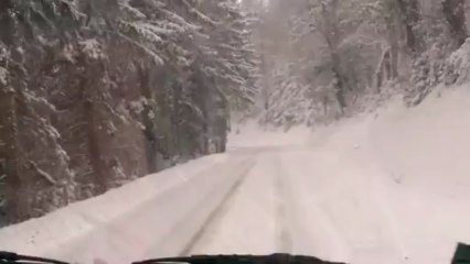 Initiation Roller à Viane sous la neige