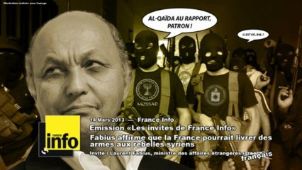 Fabius affirme que la France pourrait livrer des armes aux rebelles syriens — France Info