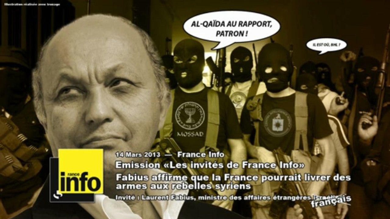 Fabius affirme que la France pourrait livrer des armes aux rebelles syriens — France Info