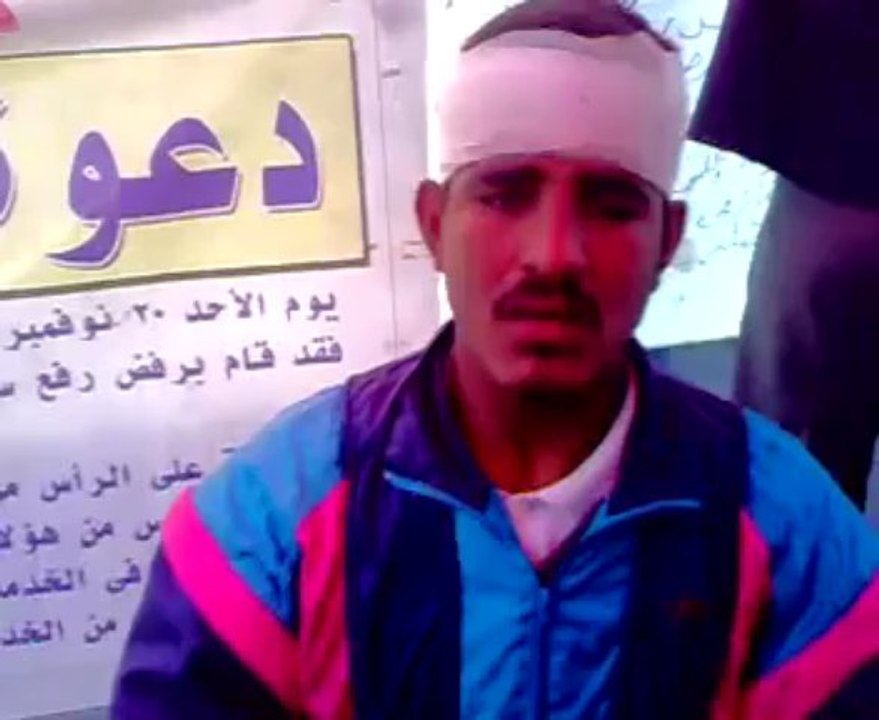 المجند ابراهيم فتحى رفض ضرب الثوار