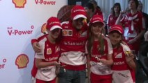 Alonso, Massa e la Ferrari di Lego