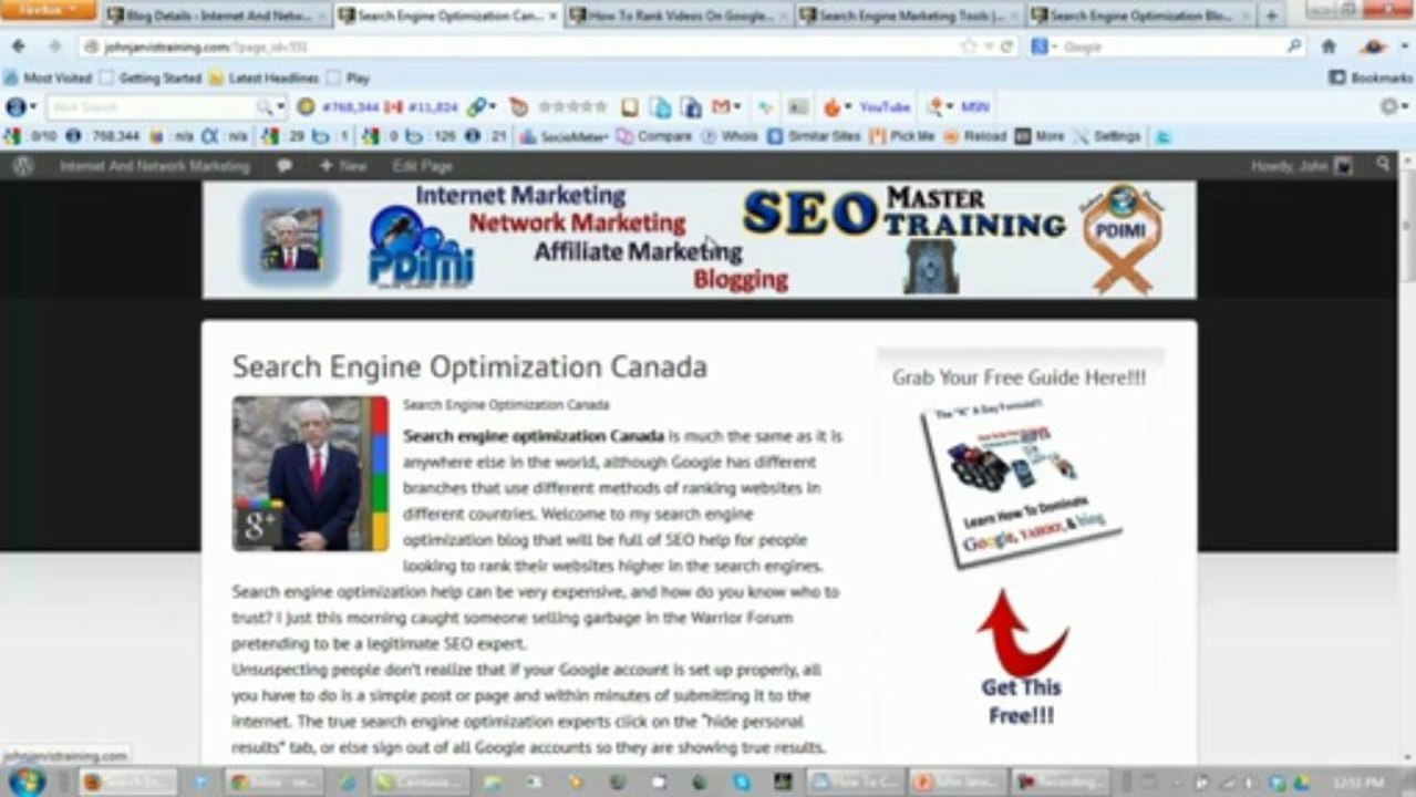 Search Engine Optimization Blog Case Study Continues 7