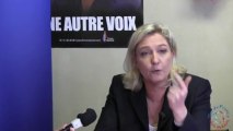 En Bretagne, Marine Le Pen dénonce le scandale des suicides dans l'agriculture