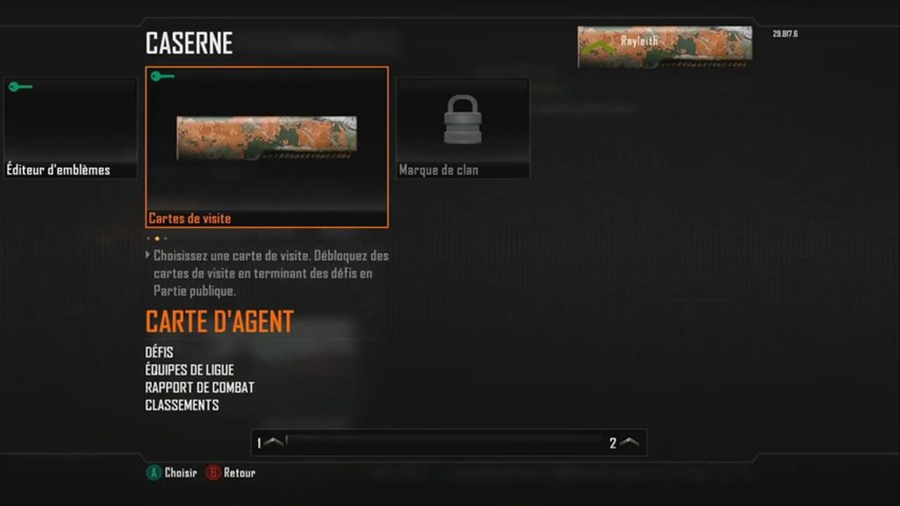 Black Ops 2 Jungle Warfare Camouflage - Jungle Warfare Camo - Carte d'agent Jungle Warfare