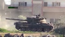 Syrian Army T-55 Tank Firing