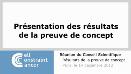 cc&c: Conseil Scientifique du 04/12/2012
