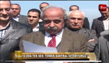 TERMİK SANTRAL İSEMİYORUZ 8.GÜN HABER