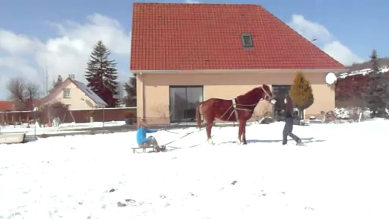 luge avec boy ,une premiere a 24ans :)