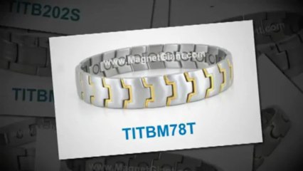 Magnetic Titanium Bracelets - 5 Star Rating