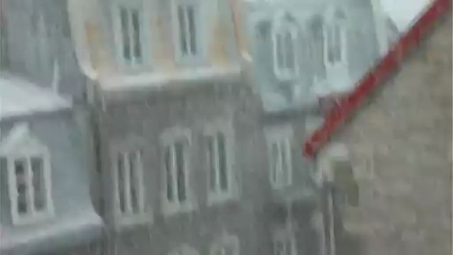 Neige sur Québec